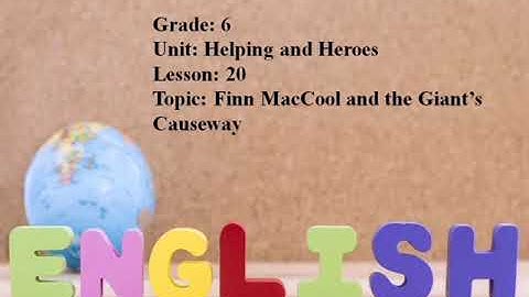 Excel 6. Module 2. Finn MacCool and the Giant