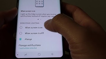 Samsung Galaxy S8: How to Manage Which Apps Can use Edge Lighting