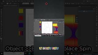 Create Amazing Gradient Line Effect In Illustrator With Blend Tool #graphicdesign#illustrator