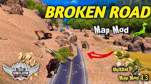 💯 NEW BROKEN ROAD MAP MOD For Bus simulator Indonesia ✅// Bussid MapMod V3.7 #broken#bussidmapmod ✅