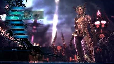 TERA online Beta. Character selection screen.