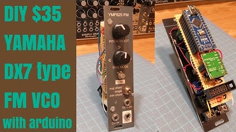[ $35 ] DIY eurorack modular synth YAMAHA FM VCO  with arduino and YMF825 / DX7 type for ambient