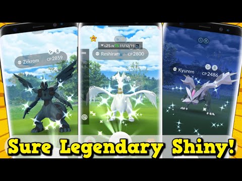 Reshiram, Zekrom, Kyurem, Yveltal, Regigigas - Pokemon Go