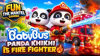 BabyBus Panda Khikhi is a Firefighter 🚒 |Fire Rescue Adventure Game for Kids| FUN THE MANTEL GAMING screenshot 3