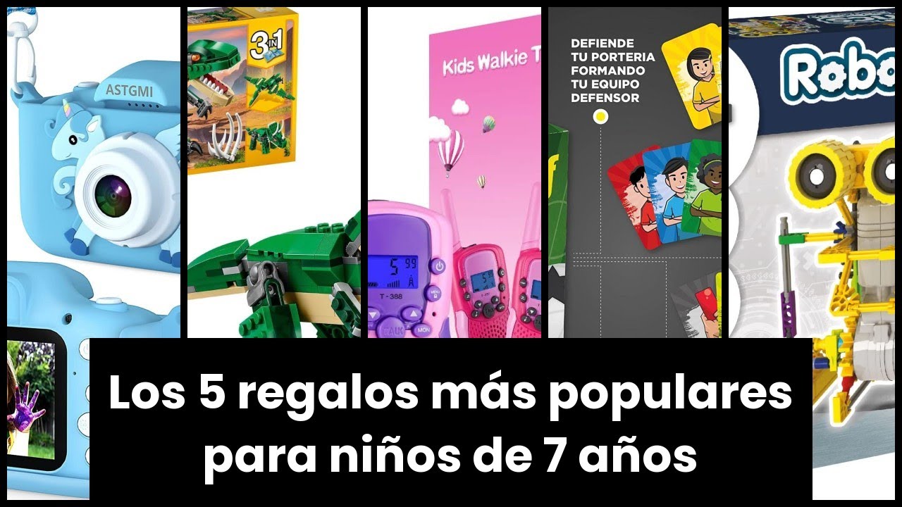 Regalo niño 7 años mas vendidos】Los 5 regalos más populares para