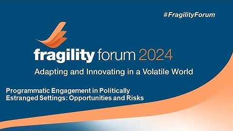 Programmatic Engagement in Politically Estranged Settings  Opportunities and Risks