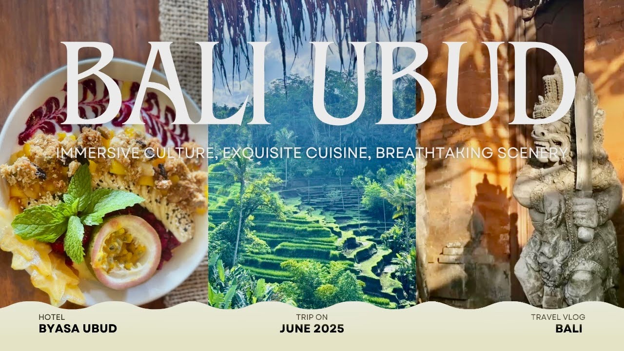 バリ島ウブドでまさかのトラブル/本当に美味しかったもの/絶景カフェと猫のいる田んぼビューホテル