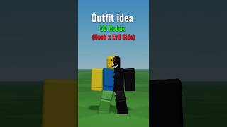 Making Noob X Evil Side Roblox Outfit Idea