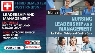 Leadership and Management Unit 7 Lec 12: Workload Management