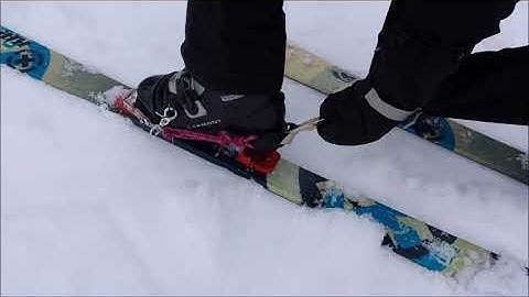 DIY telemark binding cable repair