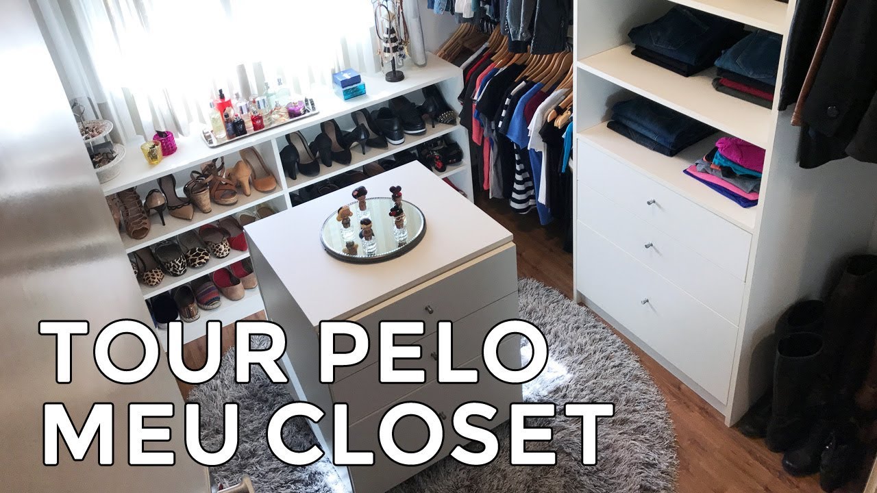 Tour pelo meu closet - YouTube