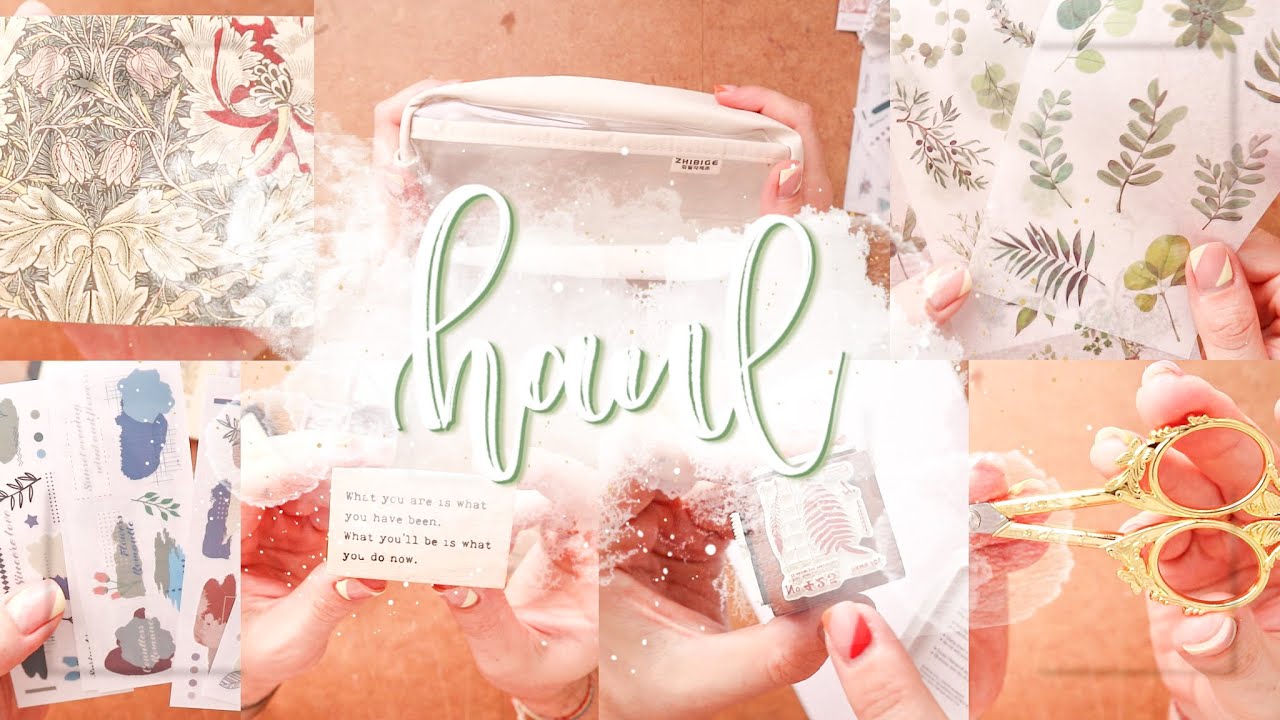 Nuevo SÚPER UNBOXING de Journal Say | sellos de madera, pegatinas transferibles, washis y más