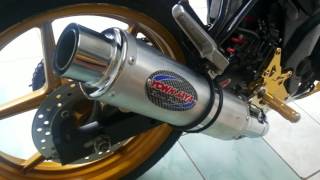 Suara knalpot yonk jaya di cb150r gahar brooo