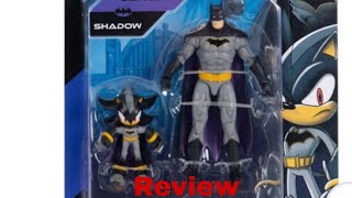 Jakks pacific DC X Sonic the hedgehog: Shadow batman & batman 2 pack review 