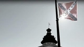 South Carolina Confederate flag coming down