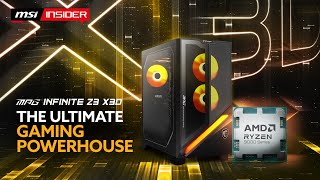 The ULTIMATE Gaming Powerhouse – MSI Infinite Z3 X3D Live Showcase