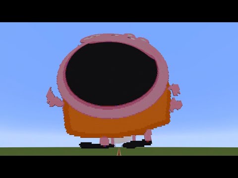 Minecraft Train Pop Peppa Pig Family