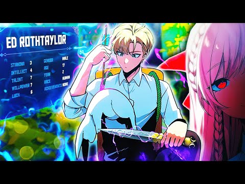 He is transported to another world as a weaker villain and becomes an SS rank thanks to the system!