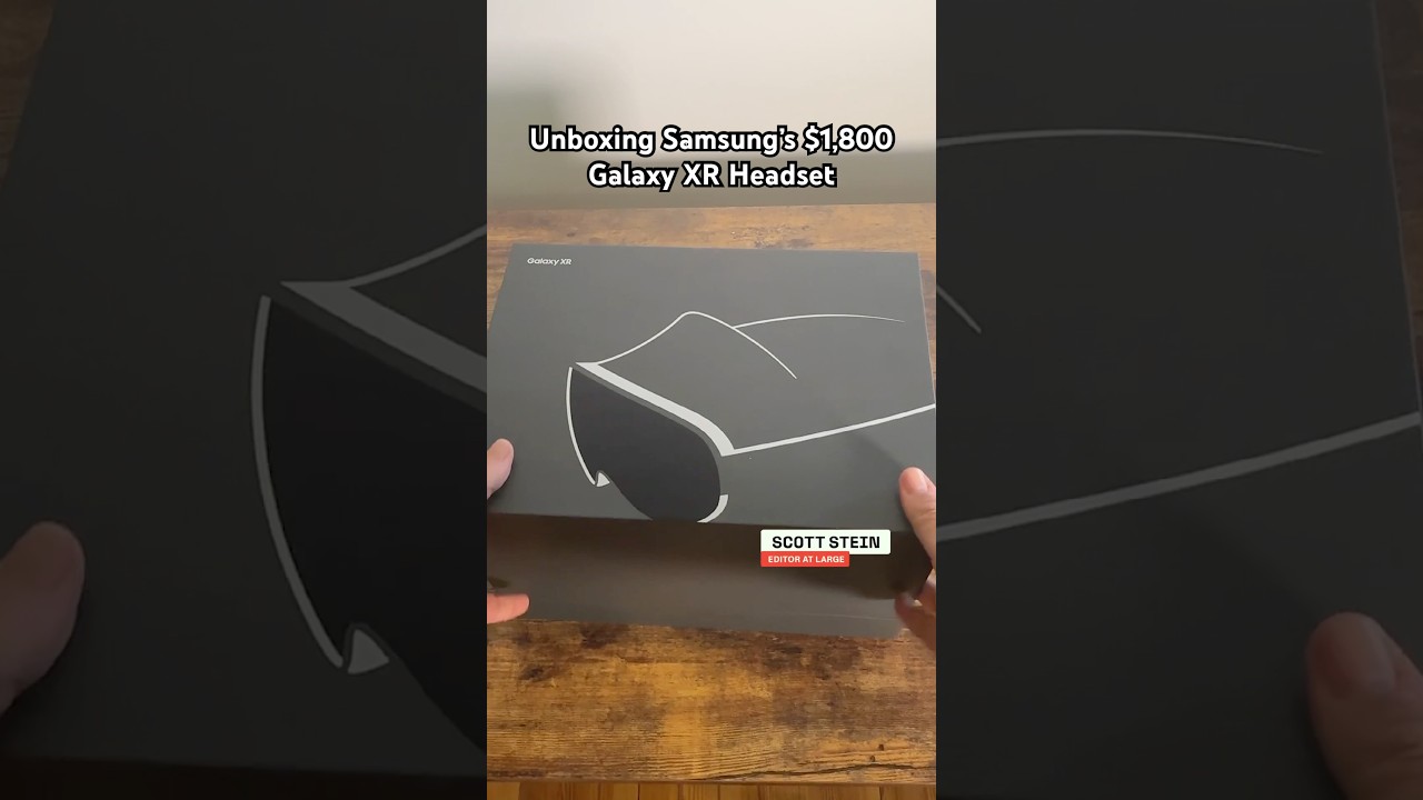 Unboxing Samsung’s $1,800 Galaxy XR Headset 🥽
