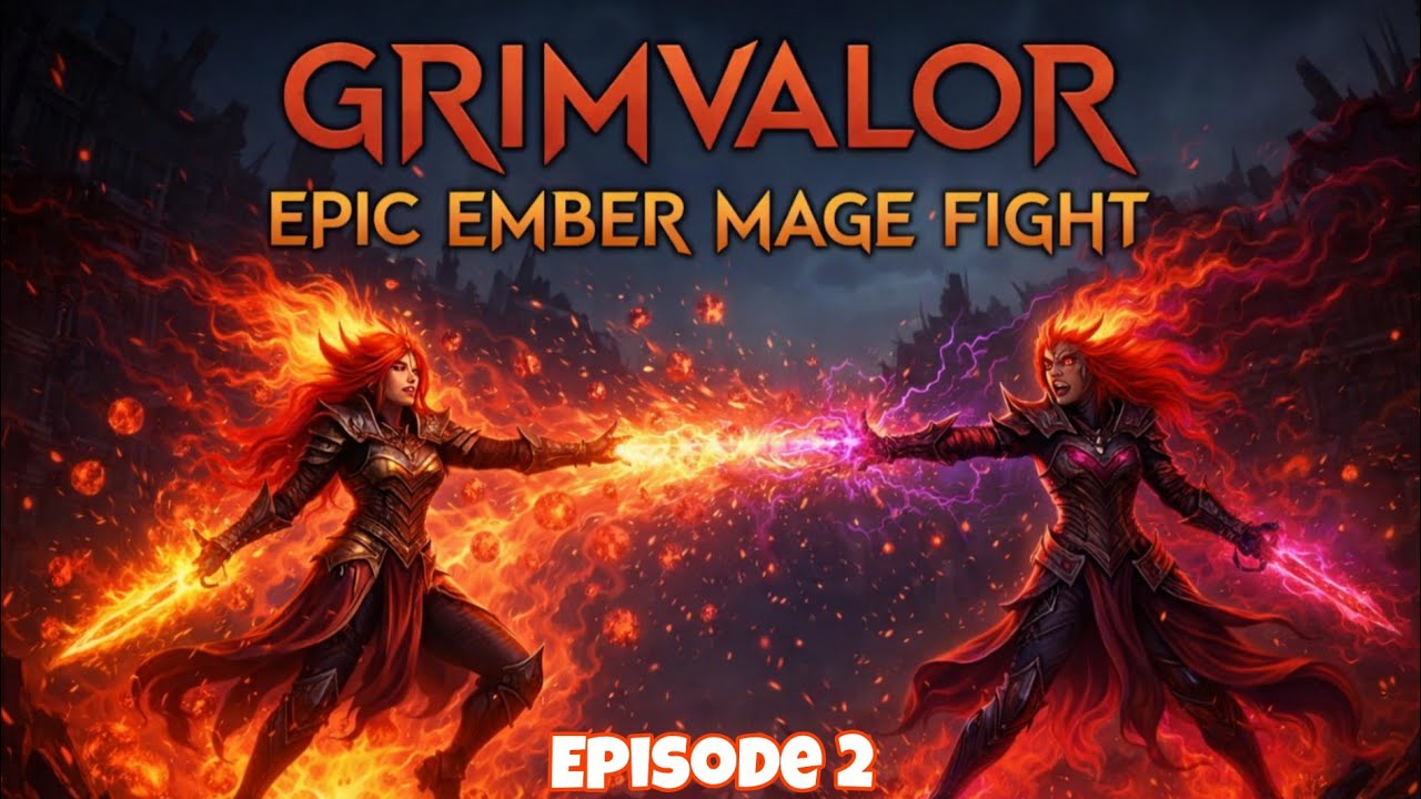 Epic Ember Mage Battle 😈 Grimvalor Gameplay EP 2