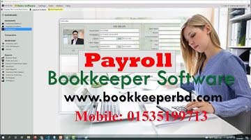 Payroll Management. Bookkeeper Accounting & Inventory software