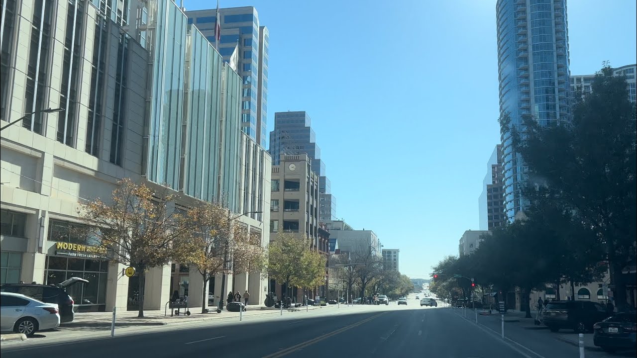 Downtown Austin Texas 4K Driving Tour