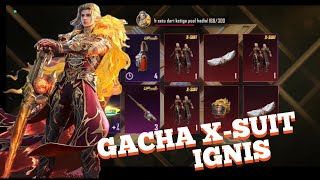 GACHA X-SUIT IGNIS bonusnya SE-JIBUUUUUN | PUBG MOBILE INDONESIA