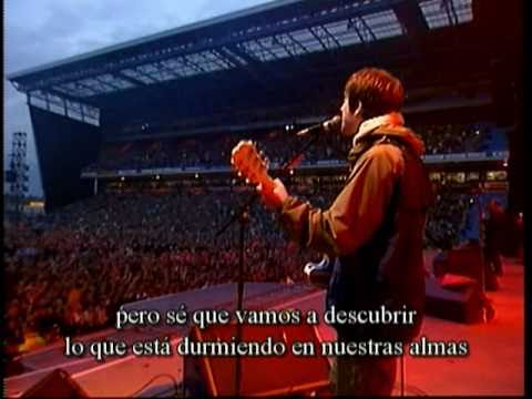Oasis Acquiesce español maine road 1996