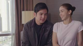 Joshua Garcia and Julia Barretto pray for Peace