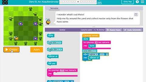 1.4 code.org Eğer (IF) bloğu