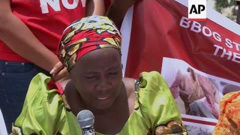 Protesters in Abjua call for Chibok girls' release