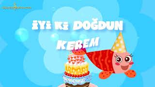 İyi Ki Doğdun Kerem - İsme Özel Kırmızı Balık Doğum Günü Şarkısı