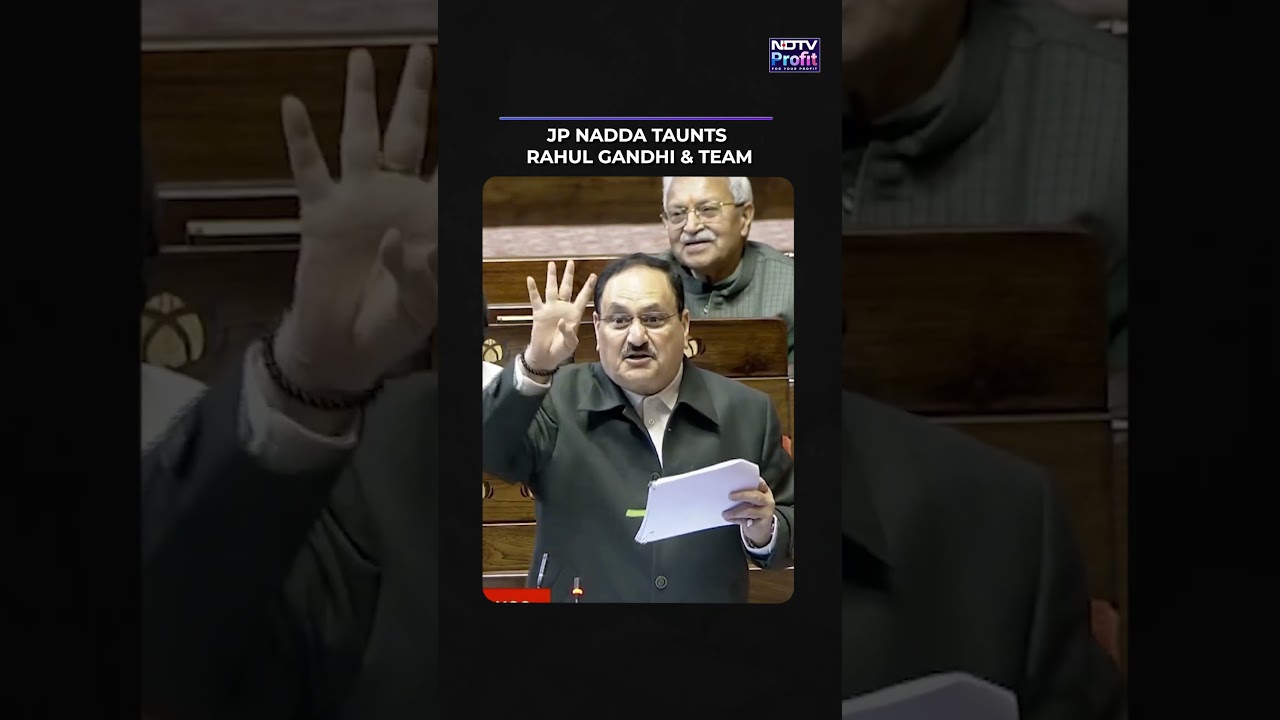JP Nadda's 'Skill Development' Dig At Rahul Gandhi & Congress 