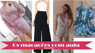 Aulas de Modelagem, Corte e Costura de macacÃ£o que tem no blog #VEDA4