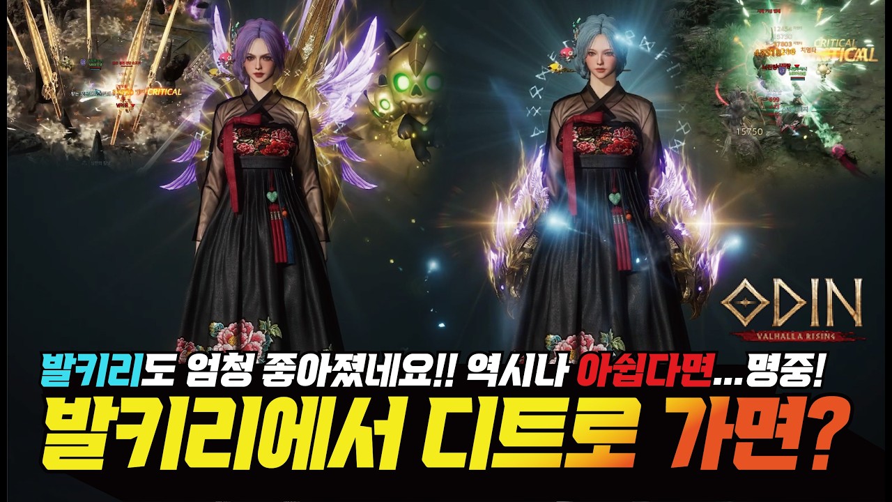 오딘 클래스 스킬 케어 이후 발키리도 엄청 단단해졌습니다! 발키리에서 디트로 가면?? - [ 오딘 ] #프랑켄tv