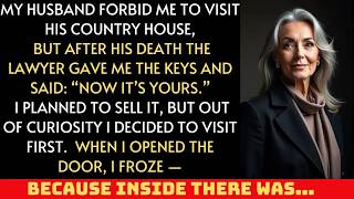 My husband died keeping a secret, until I went to the country house he had forbidden me to visit. Wealth