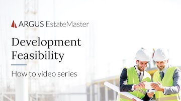ARGUS EstateMaster Development Feasibility Overview