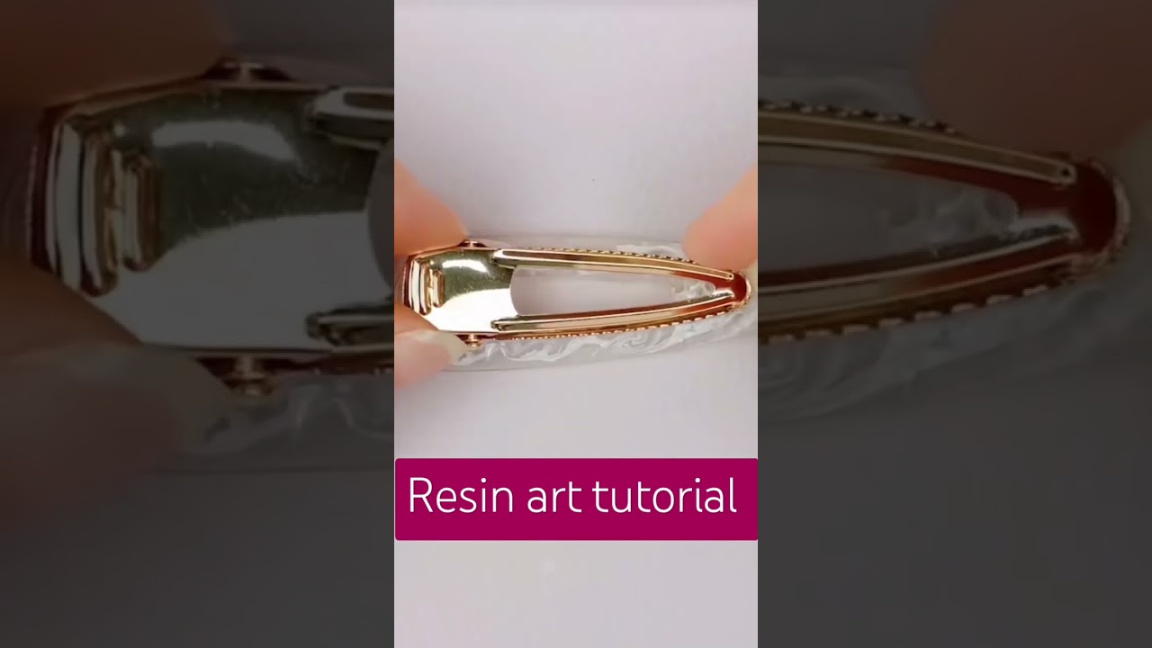 Resin clip tutorial | beautiful resin art behind the scene 
