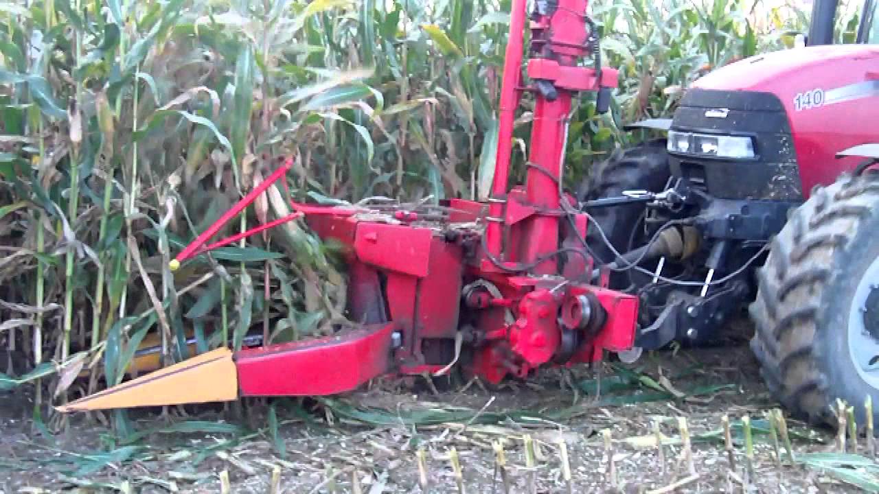 Zbiórka kukurydzy 2010, CASE MAXXUM 140 + POTTINGER MEX 3