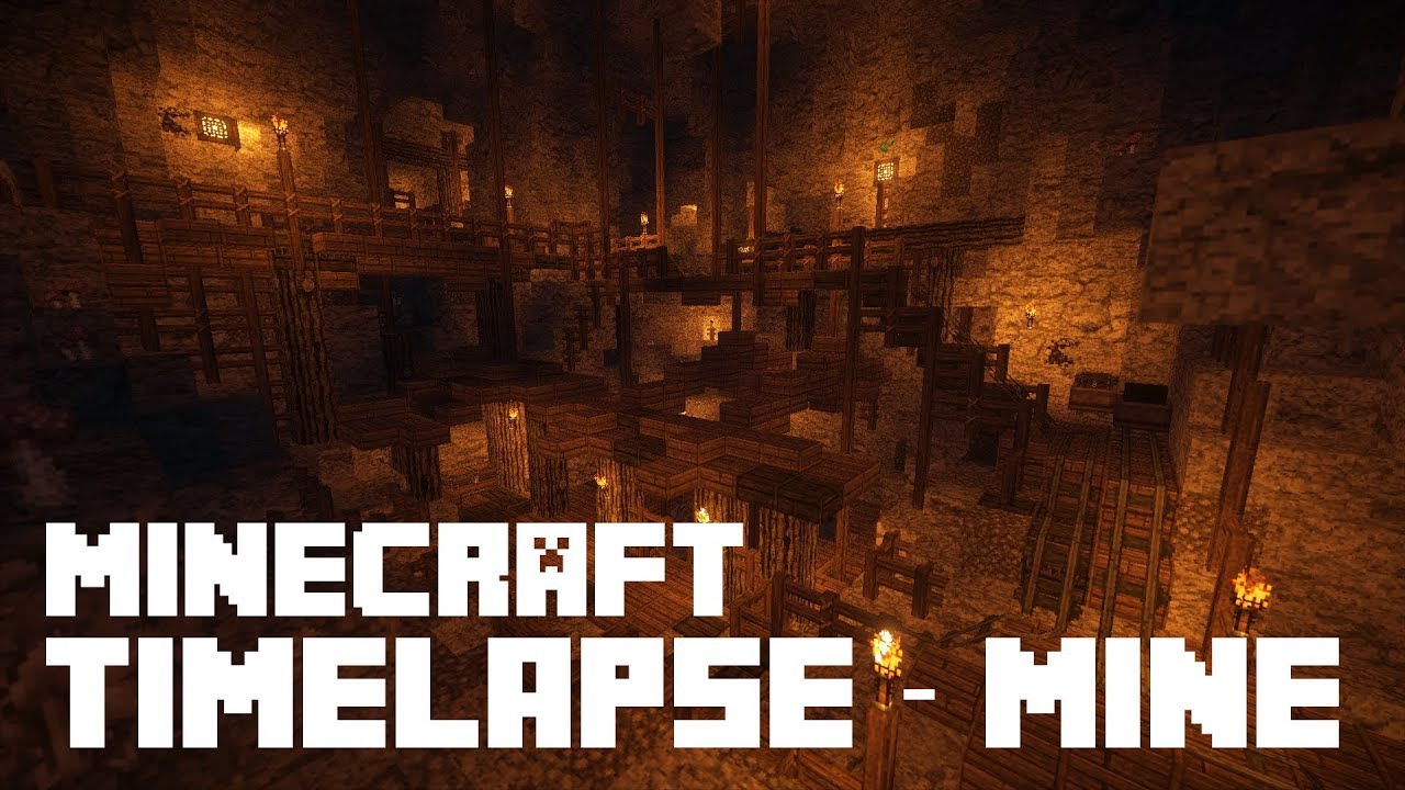 Minecraft Timelapse Ep 03 Medieval Mineshaft 