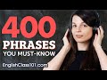 400 Phrases Every English Beginner Must Know