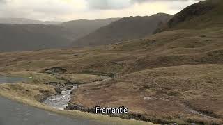 HD Stock Footage | Moorland | Babbling Brook | Cumbria | Countryside | Cloudy Sky | E16R10 034