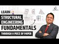 Learn structural engineering fundamental through a piece of paper  econstruct design  build