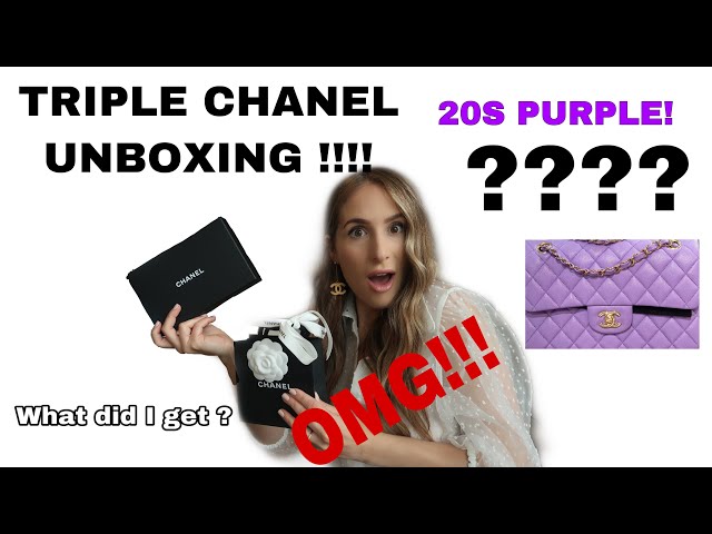 TRIPLE CHANEL UNBOXING! 20S collection! 