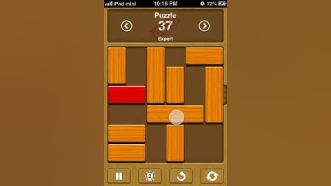 Unblock me solution expert level 37