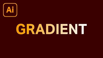 How to Add Gradient to Text in Adobe Illustrator | Tutorial