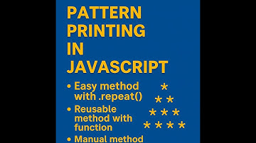 3 Smart Ways to Print a Pyramid Pattern in JavaScript 🔥 (Beginner to Pro)