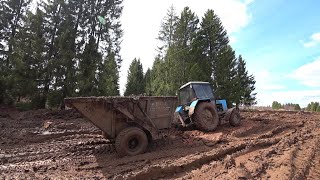 видео: Дорога из мусора. Тракторы Кировец К-739ст, ДТ-75, ХТЗ Т150к, МТЗ 82. Агро техника строит. картинка: Дорога из мусора. Тракторы Кировец К-739ст, ДТ-75, ХТЗ Т150к, МТЗ 82. Агро техника строит.