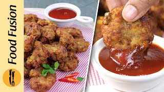 Aloo Keema Pakora (Potato Mince Fritters) Ramadan Special Recipe by Food Fusion