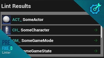 Prefixed: Asset Linter for Unreal Engine 4